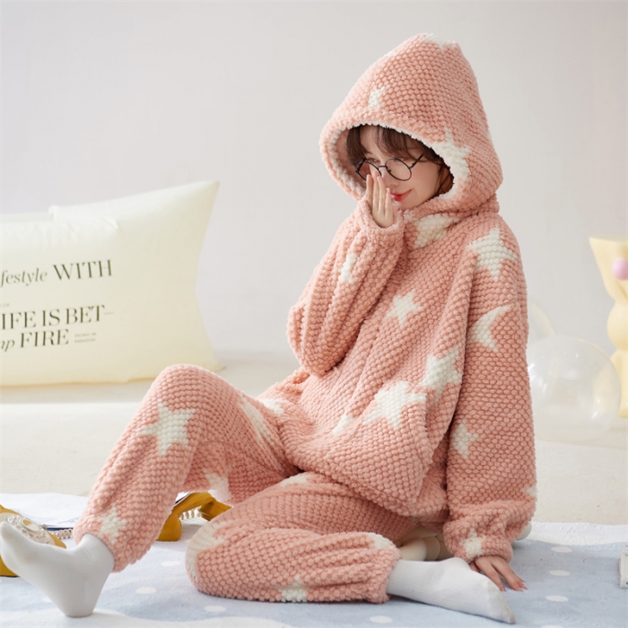 91家纺网 家纺一手货源 找家纺 洛兰沙 2023新款家居服W032