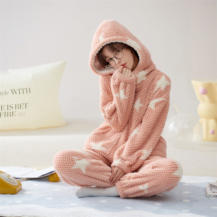 91家纺网 家纺一手货源 找家纺 洛兰沙 2023新款家居服W032