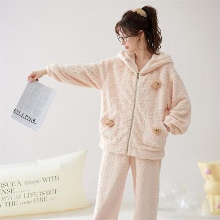 91家纺网 家纺一手货源 找家纺 洛兰沙 2023新款家居服W033