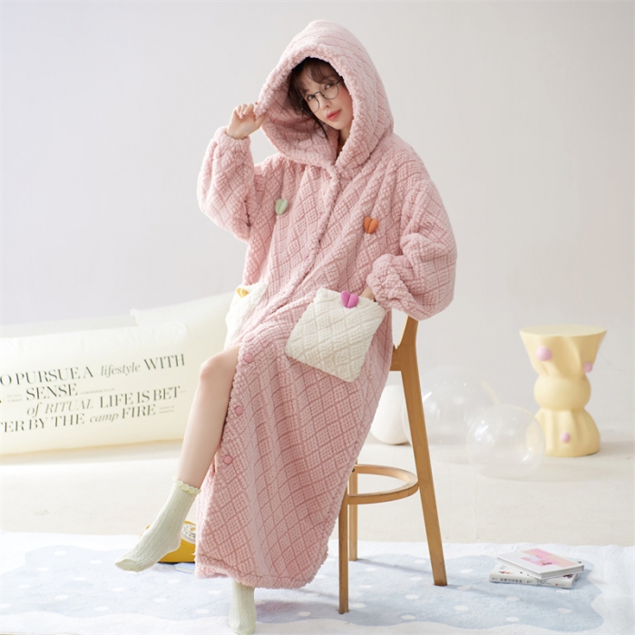 91家纺网 家纺一手货源 找家纺 洛兰沙 2023新款家居服W038