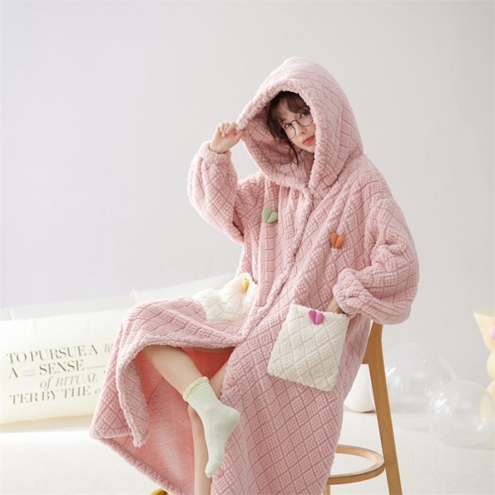 91家纺网 家纺一手货源 找家纺 洛兰沙 2023新款家居服W038