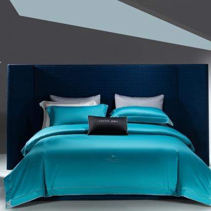 91家纺网 家纺一手货源 找家纺 （总）玖玖爱 2024春夏新品180支长绒棉四件套法尔曼系列