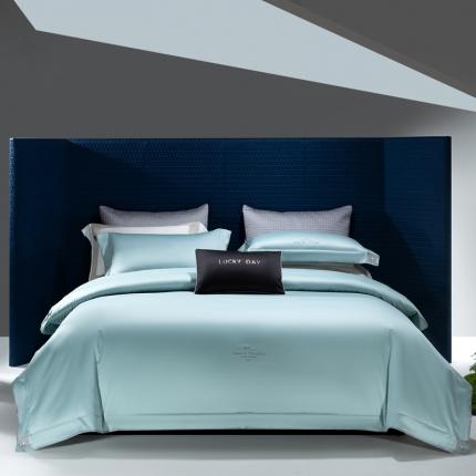 91家纺网 家纺一手货源 找家纺 （总）玖玖爱 2024春夏新品180支长绒棉四件套法尔曼系列