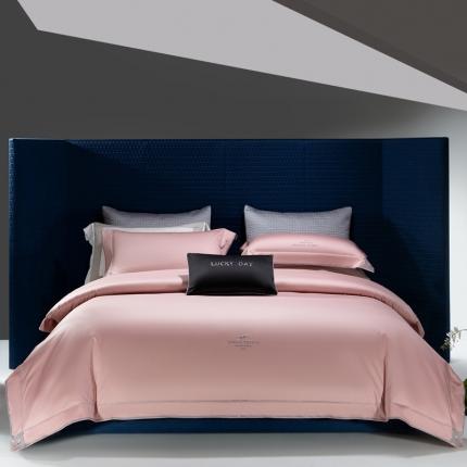 91家纺网 家纺一手货源 找家纺 （总）玖玖爱 2024春夏新品180支长绒棉四件套法尔曼系列