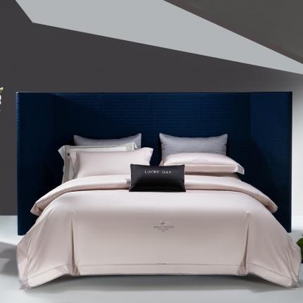 91家纺网 家纺一手货源 找家纺 （总）玖玖爱 2024春夏新品180支长绒棉四件套法尔曼系列