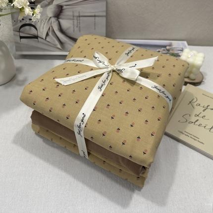 91家纺网 家纺一手货源 找家纺 爱思佳 2024新款A类母婴全棉双层纱印花四件套 千寻