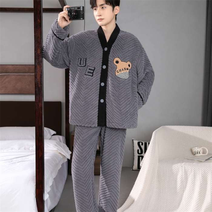 91家纺网 家纺一手货源 找家纺 洛兰沙 2023新款家居服H008