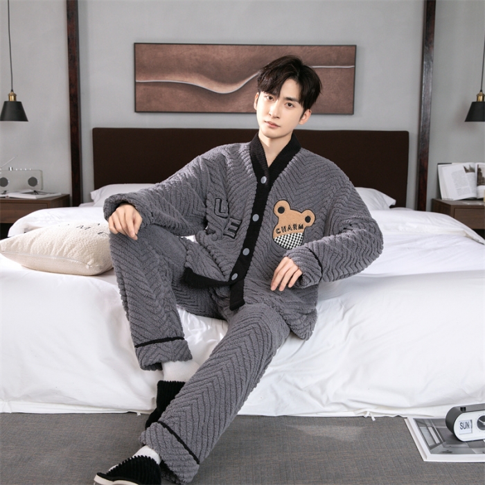 91家纺网 家纺一手货源 找家纺 洛兰沙 2023新款家居服H008