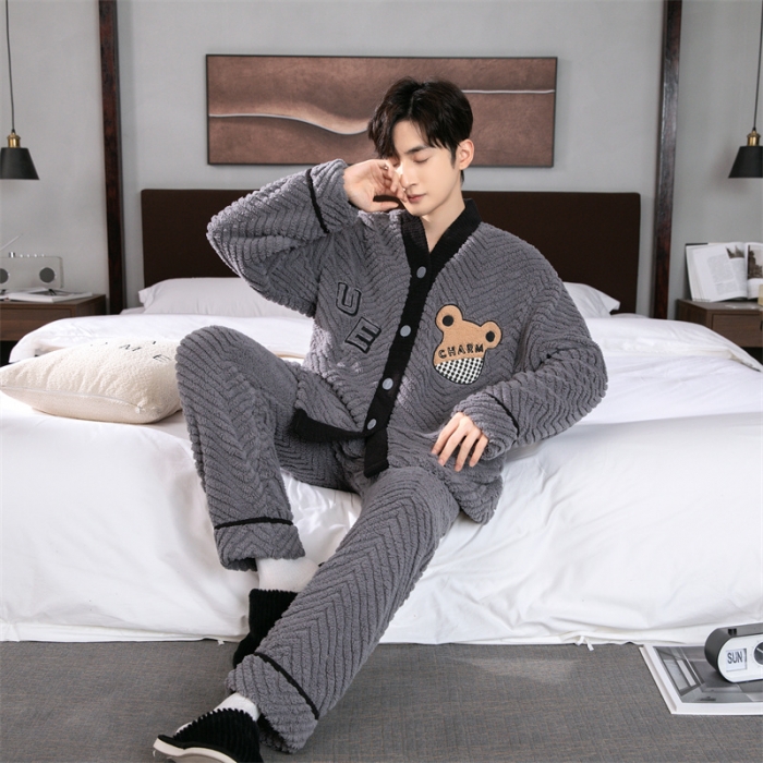 91家纺网 家纺一手货源 找家纺 洛兰沙 2023新款家居服H008