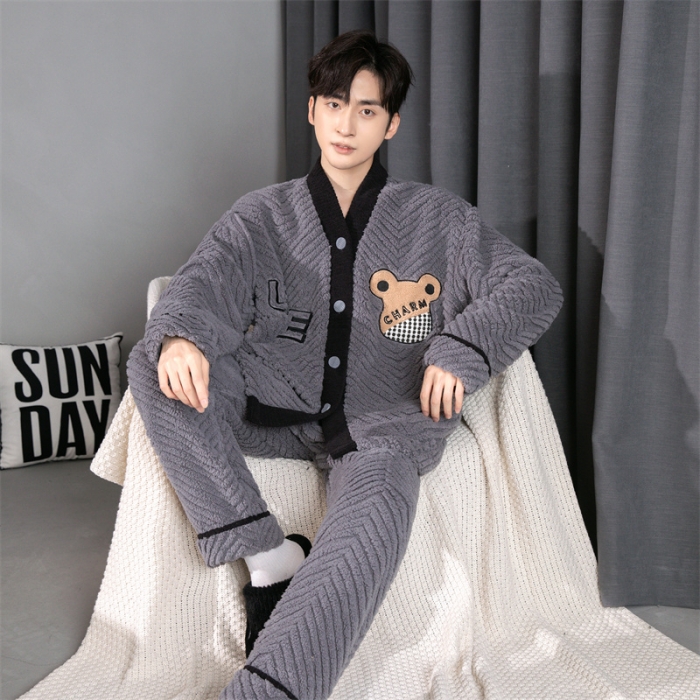 91家纺网 家纺一手货源 找家纺 洛兰沙 2023新款家居服H008