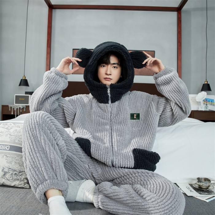 91家纺网 家纺一手货源 找家纺 洛兰沙 2023新款家居服H016