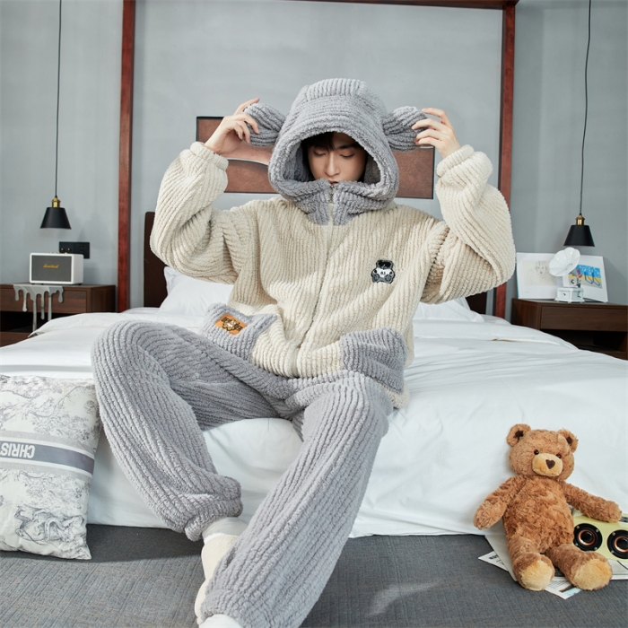 91家纺网 家纺一手货源 找家纺 洛兰沙 2023新款家居服H019