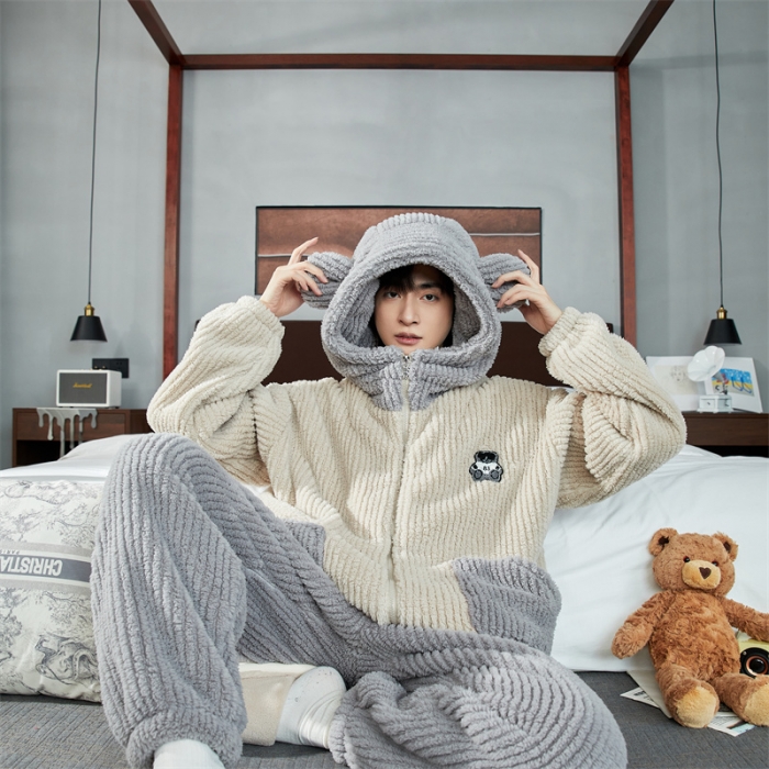 91家纺网 家纺一手货源 找家纺 洛兰沙 2023新款家居服H019