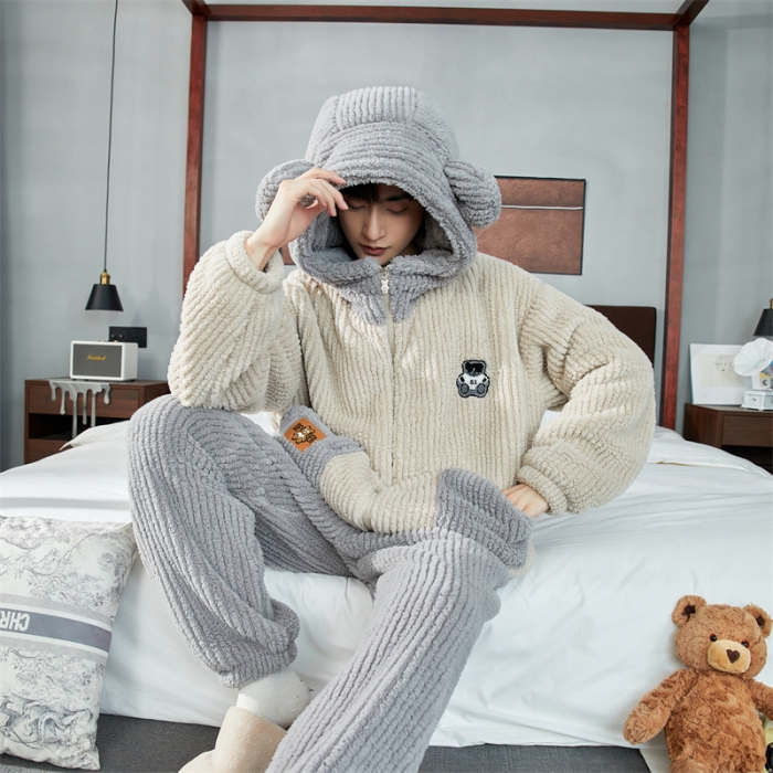 91家纺网 家纺一手货源 找家纺 洛兰沙 2023新款家居服H019