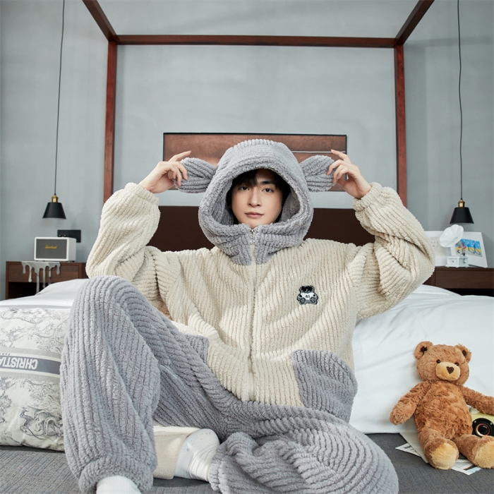 91家纺网 家纺一手货源 找家纺 洛兰沙 2023新款家居服H019