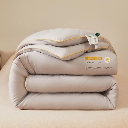 91家纺网 家纺一手货源 找家纺 小久久 2023新款A类水洗棉大豆单被子母被被子被芯-大豆单被
