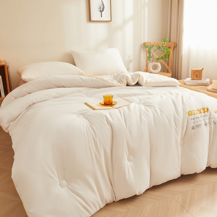 91家纺网 家纺一手货源 找家纺 小久久 2023新款A类水洗棉大豆单被子母被被子被芯-大豆单被