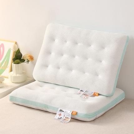 91家纺网 家纺一手货源 找家纺 梦叶草 2023款新款四季款3D透气悬浮释压枕芯空气层枕头