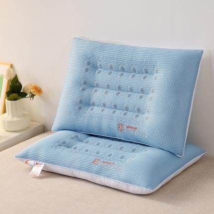 91家纺网 家纺一手货源 找家纺 梦叶草 2023款新款3D透气悬浮释压42粒磁石枕芯空气层枕头