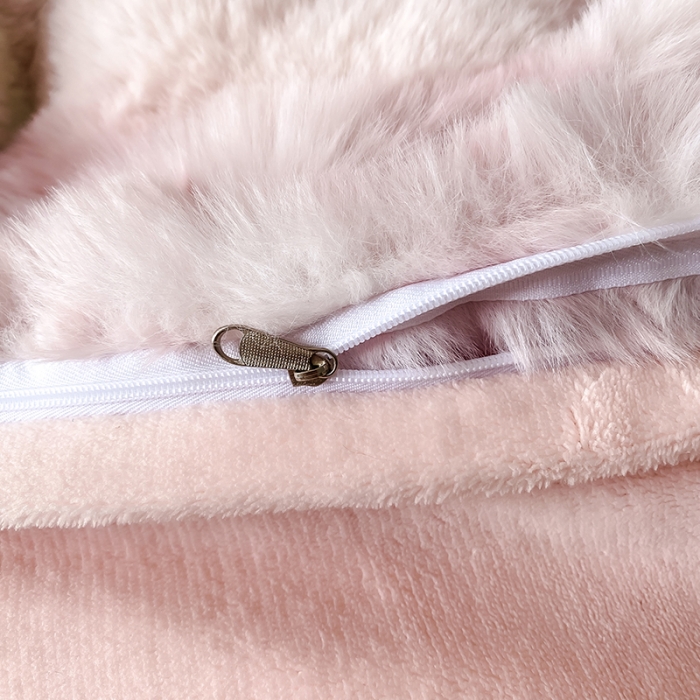 91家纺网 家纺一手货源 找家纺 （总）蝶帕家纺2024年秋冬新款托斯卡纳兔毛绒彩色泡泡四件套