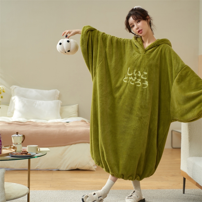 91家纺网 家纺一手货源 找家纺 洛兰沙 2023新款家居服W052