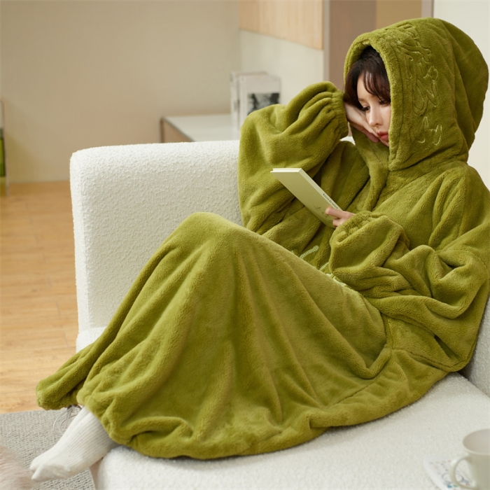 91家纺网 家纺一手货源 找家纺 洛兰沙 2023新款家居服W052