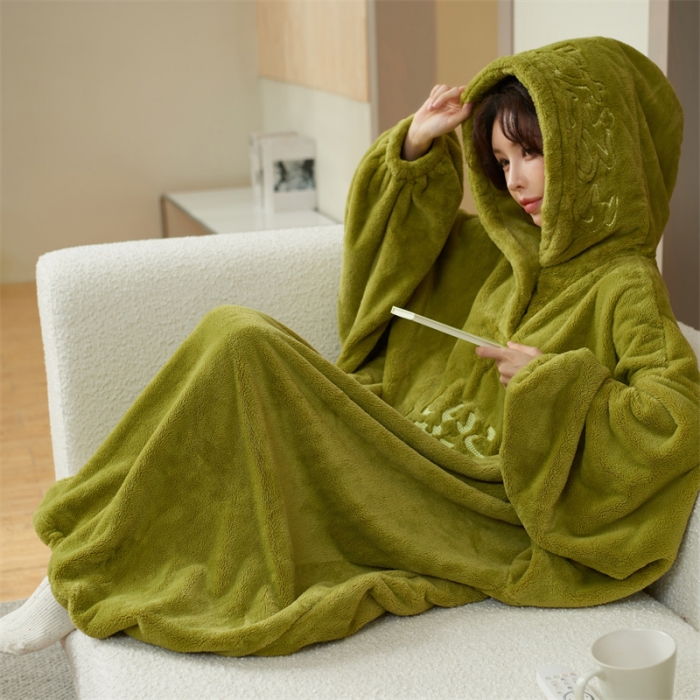 91家纺网 家纺一手货源 找家纺 洛兰沙 2023新款家居服W052