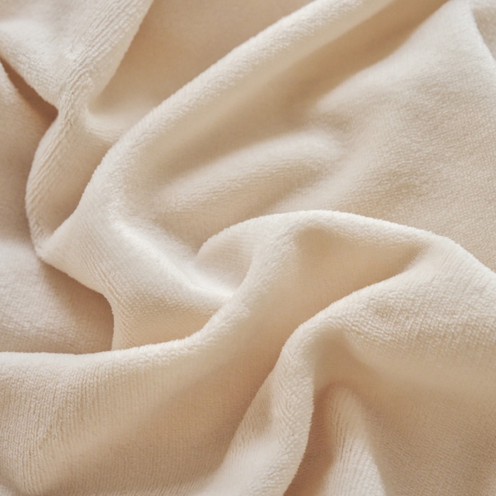 91家纺网 家纺一手货源 找家纺 慕晨 2023新款纯色牛奶绒双拼四件套 奶白+奶油粉