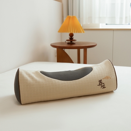 91家纺网 家纺一手货源 找家纺 2025新款 天然的甜荞荞麦护颈按摩枕头  柔软与支撑恰到好处