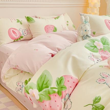 91家纺网 家纺一手货源 找家纺 （总）金丝鸟家纺 2023新款全棉小清新四件套-第三批