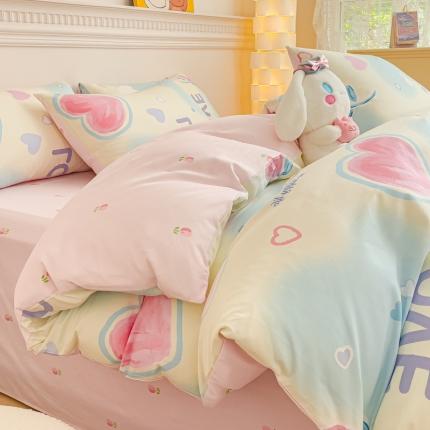 91家纺网 家纺一手货源 找家纺 （总）金丝鸟家纺 2023新款全棉小清新四件套-第三批