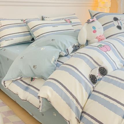 91家纺网 家纺一手货源 找家纺 （总）金丝鸟家纺 2023新款全棉小清新四件套-第三批