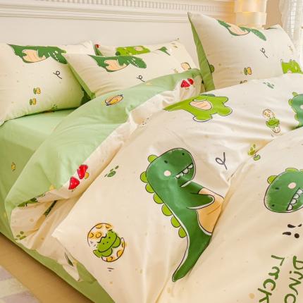 91家纺网 家纺一手货源 找家纺 （总）金丝鸟家纺 2023新款全棉小清新四件套-第三批