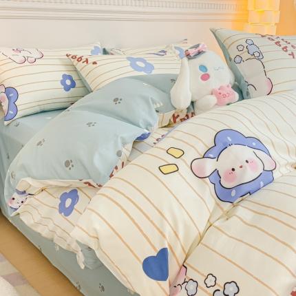 91家纺网 家纺一手货源 找家纺 （总）金丝鸟家纺 2023新款全棉小清新四件套-第三批