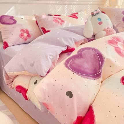 金丝鸟家纺 2023新款全棉小清新四件套-第三批 热烈