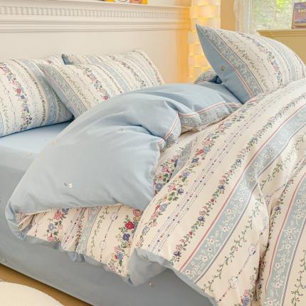 金丝鸟家纺 2023新款全棉小清新四件套-第三批 田园花语