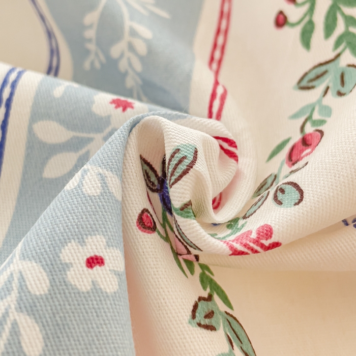 91家纺网 家纺一手货源 找家纺 金丝鸟家纺 2023新款全棉小清新四件套-第三批 田园花语