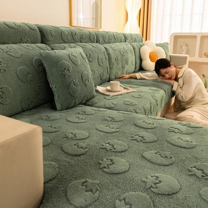 91家纺网 家纺一手货源 找家纺 （总）沐沐 2026新款柿柿如意沙发笠