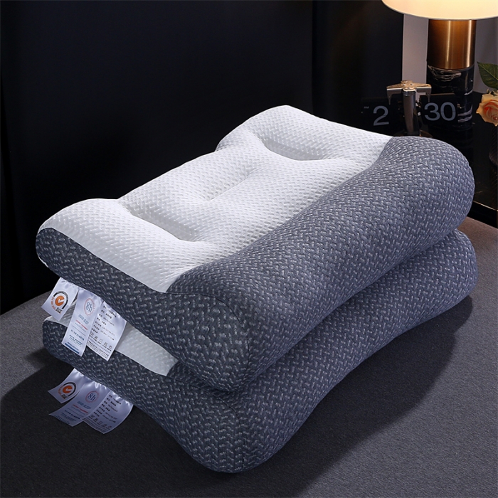 91家纺网 家纺一手货源 找家纺 赛格时代家居 2023新款蓝白牵引枕