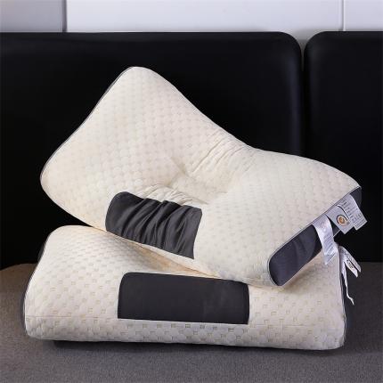 91家纺网 家纺一手货源 找家纺 （总）赛格时代家居 2023新款蓝白牵引枕针织水立方护颈枕