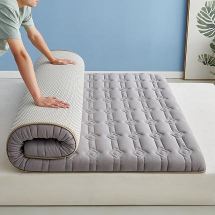 纺孚床垫 2024新款单边乳胶床垫（过年不打烊） 五层床垫双棱灰