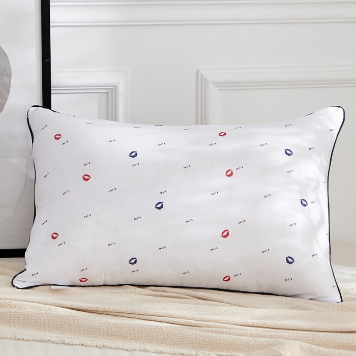 91家纺网 家纺一手货源 找家纺 兴丝露枕芯 印花舒适枕 枕头学生枕 磨毛枕芯 印花枕头 网销赠品 高弹舒适枕