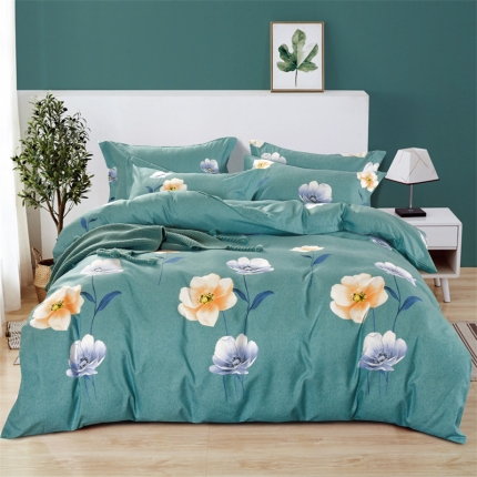 91家纺网 家纺一手货源 找家纺 （总）雨萝家纺 2022新款植物羊绒四件套