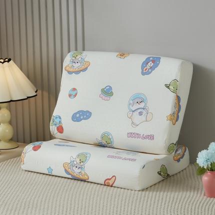 91家纺网 家纺一手货源 找家纺 （总）翎盈家纺 2023新款全棉枕套小清新纯棉枕套乳胶枕专用枕套