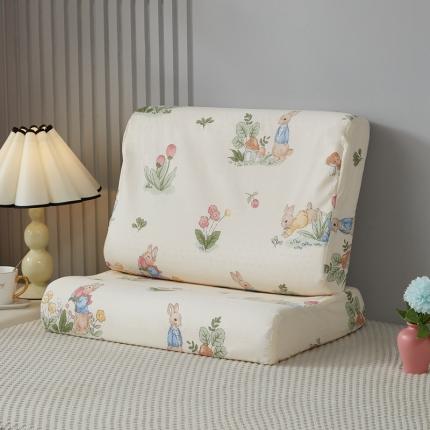 91家纺网 家纺一手货源 找家纺 翎盈家纺 2023新款全棉小清新乳胶枕专用枕套 蘑菇屋