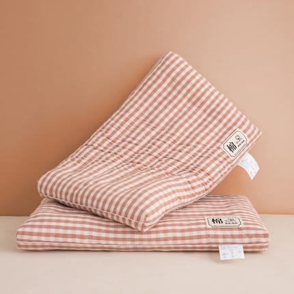 91家纺网 家纺一手货源 找家纺 (总) 贵夫人 2023新款全棉水洗格低枕枕头枕芯