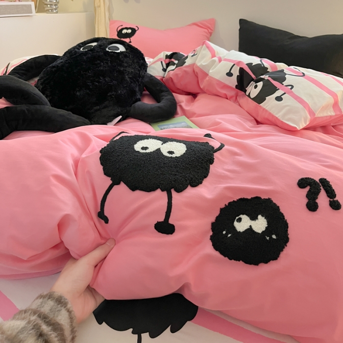 91家纺网 家纺一手货源 找家纺 左视觉 卡通ins风套件样片