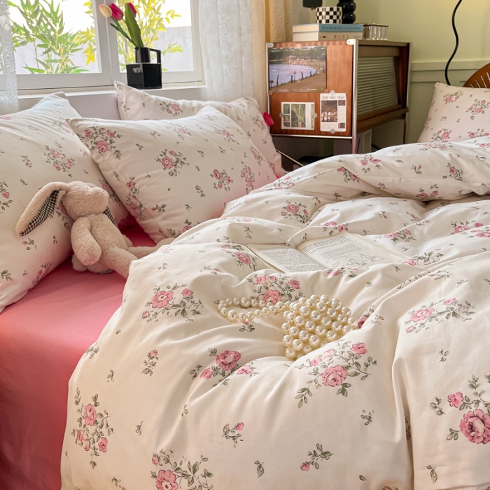 91家纺网 家纺一手货源 找家纺 左视觉 清新简约风套件样片