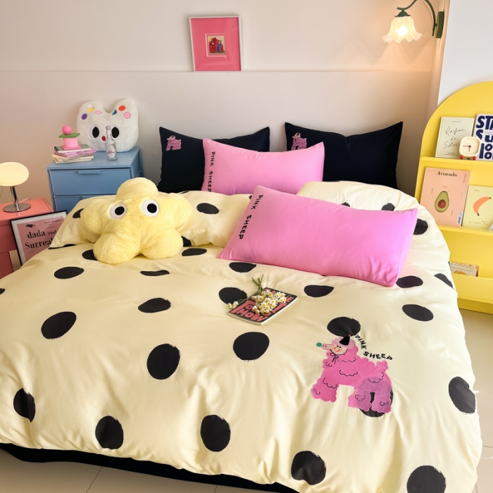 91家纺网 家纺一手货源 找家纺 左视觉 清新卡通套件样片