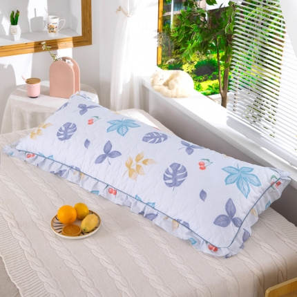 91家纺网 家纺一手货源 找家纺 喜相逢家纺 2024新款 D17-全棉夹棉双人枕套